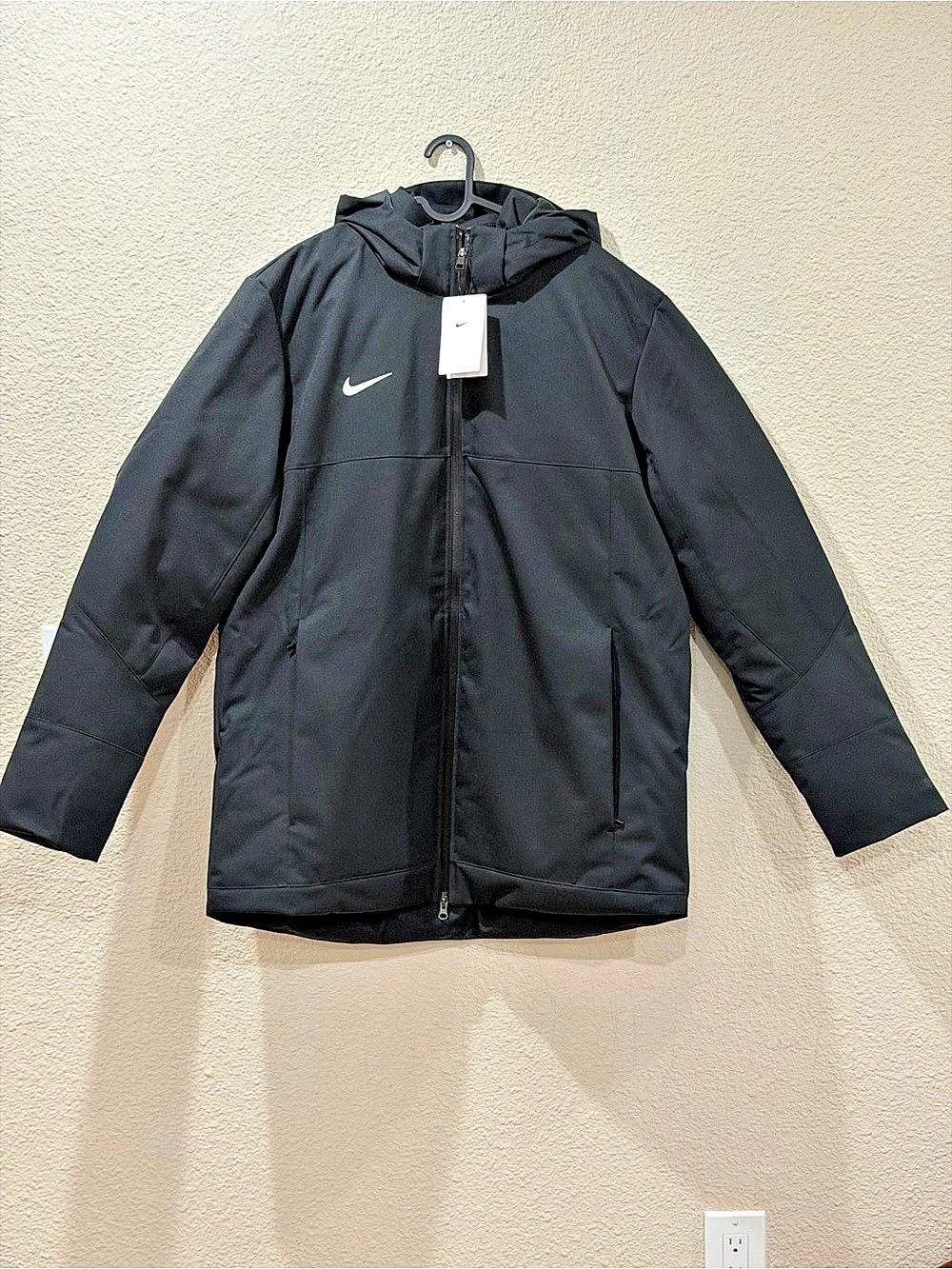 Nike Club Puffer Jacket 550 Black Large NWT